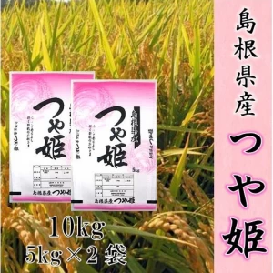 【新米】令和６年産　お米10kg 島根県産　つや姫　1等米